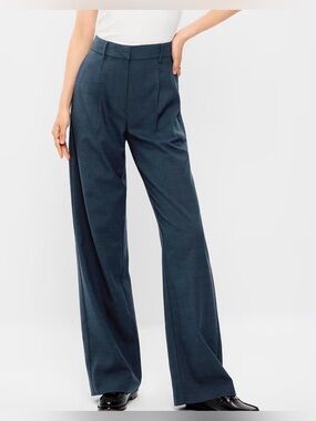 Old Navy Taylor Extra High-rise Wide-Leg Trouser Pants - Navy L